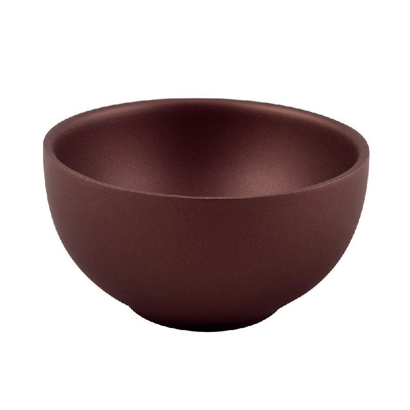 Bol réutilisable 300 ml inox Ø12x6,25cm bordeaux_0