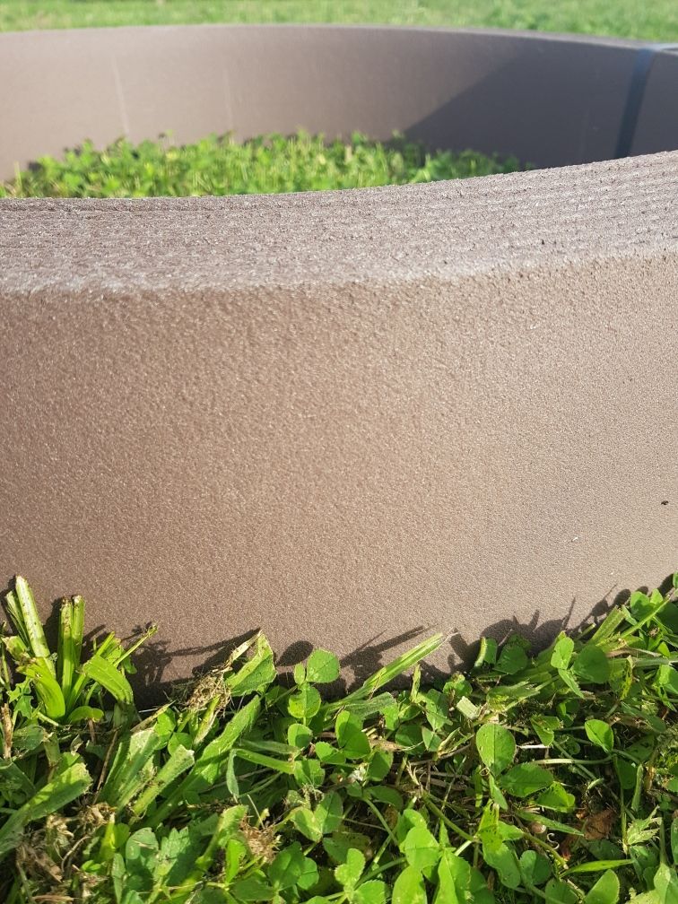 Bordure à dérouler - Urbi Roul' BAD14/3 Marron 100% recyclé - Lame 14 cm x 3 m, épaisseur 7 mm_0