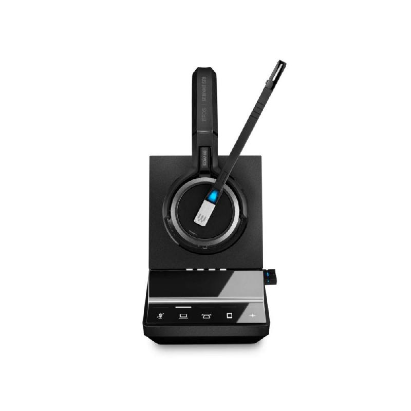 CASQUE SANS FIL EPOS SDW 5066 STEREO DECT AVEC STATION DE RECHARGE - NOIR