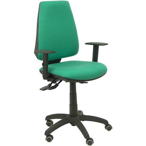 CHAISE ELCHE S BRAS RÉGLABLE ROUE PARQUET - VERT ÉMERAUDE - PIQUERAS Y CRESPO