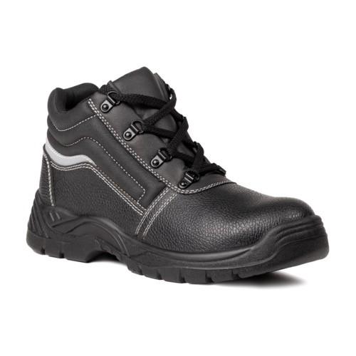 CHAUSSURES DE SÉCURITÉ HAUTES BASIC NACRITE S1P SRC - CUIR NOIR - TAILLE 41 COVERGUARD