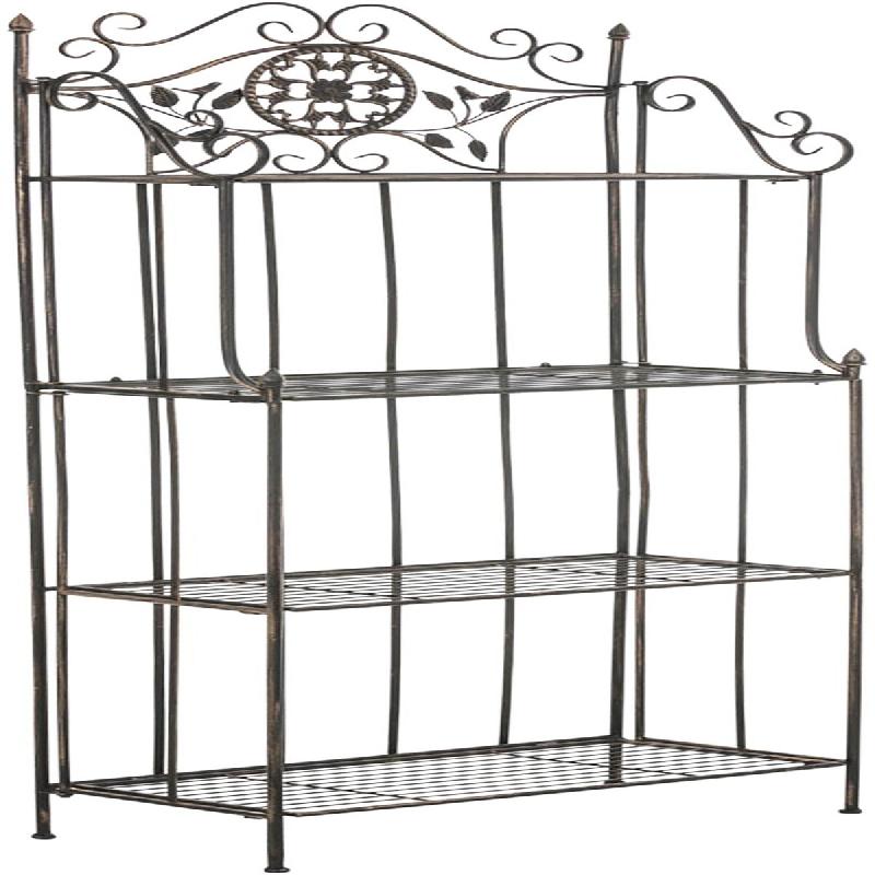 CLP Etagere a plantes Flora Métal HBT: 175x66x32 cm Bronze - marron métal 13298135_0