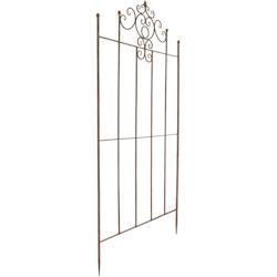 CLP Treillis Paula 170 x 86 cm Marron antique - marron métal 1322832_0