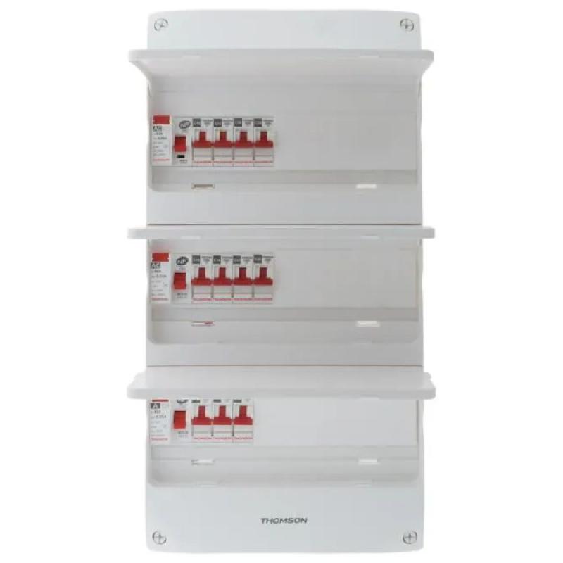 Coffret électrique pré-équipé Thomson - 3 rangées - 39 modules - EasyConnect - 3 ID/11 disjoncteurs_0