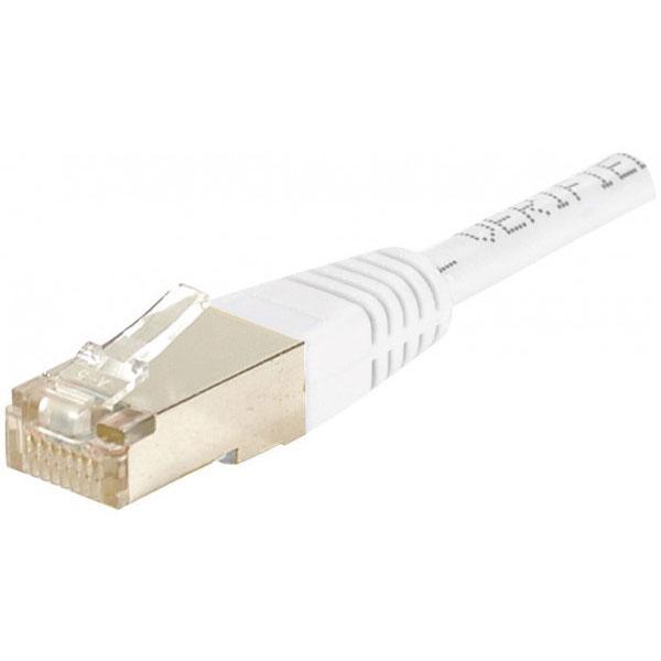 CORDON RJ45 CATEGORIE 6 F/UTP BLANC - 30 M