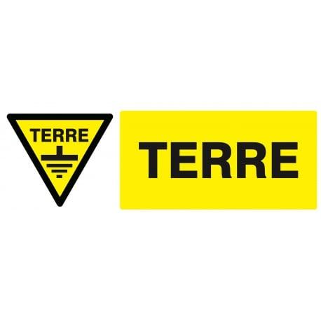 Danger terre 330x120mm TALIAPLAST | 626318_0