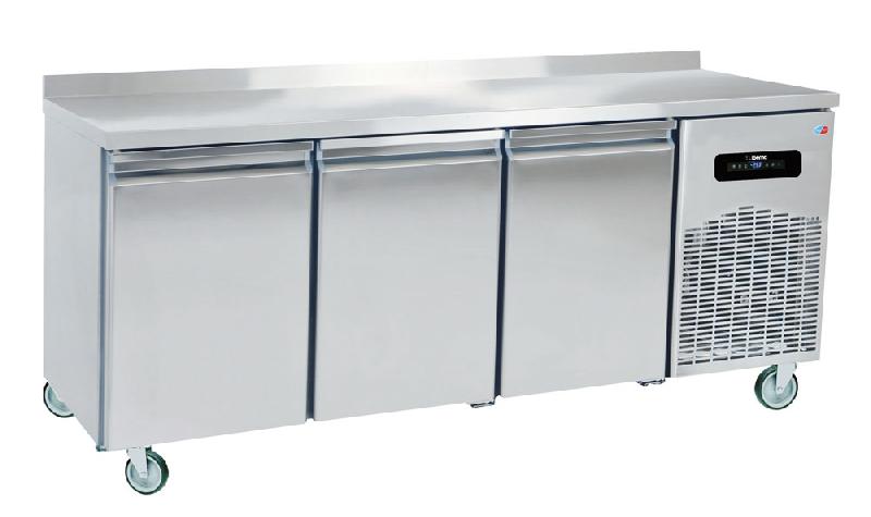 Desserte réfrigérée positive gn1/1 tropicalisée 3 portes avec dosseret inox 417l - DRMG 03_0