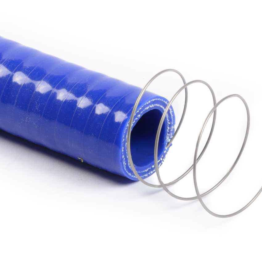 DURITE SILICONE SPIRALE ACIER BLEU DN=40MM L=1000MM