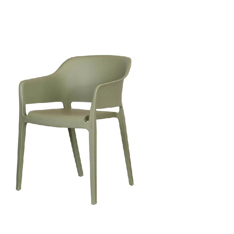 Giethoorn - Chaise empilable en polypropylène vert mousse_0