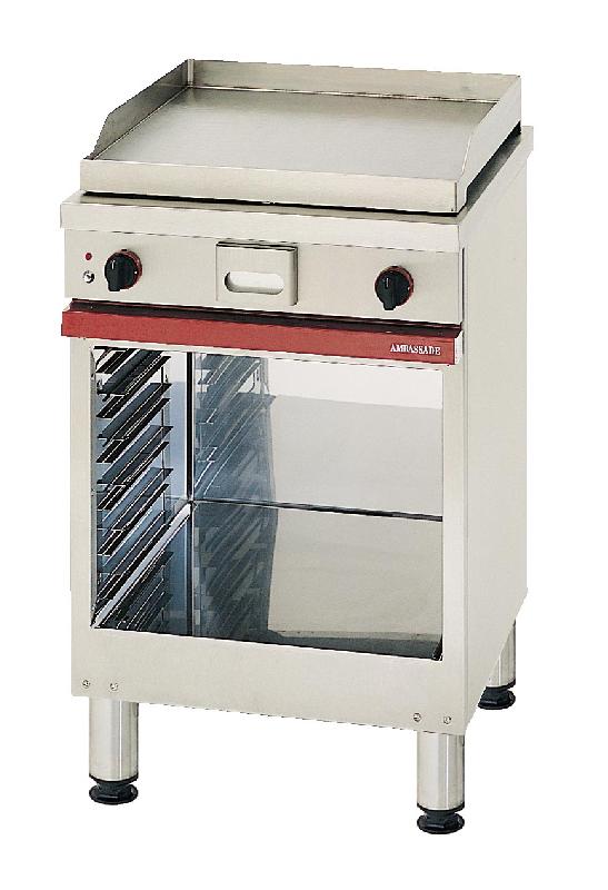 Gril en chrome lisse à gaz sur baie libre 600x650x900 mm - PCMG 610 SLKC_0