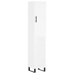 Helloshop26 - Buffet bahut commode armoire meuble de rangement organisateur cuisine salle de séjour salon haut 34,5 x 34 x 180 cm 02_0032383 - 300021_0