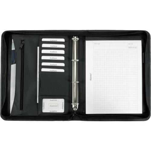 Jüscha Serviette classeur Office Set, noir, incl. Calculatrice, répertoire, bloc-notes - 30060_0