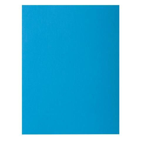 LOT DE 5 - PAQUET DE 50 CHEMISES 2 RABATS ROCK''S 210 - 24 X 32 CM - BLEU