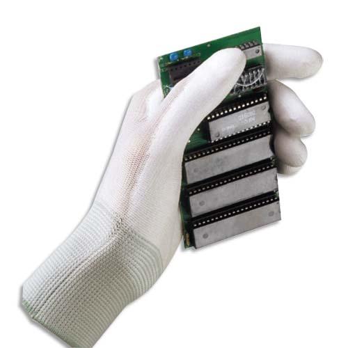 Mapa lot de 10 paires de gants ultrane polyuréthane industrie propre homme taille 9 l21-27 cm blanc_0