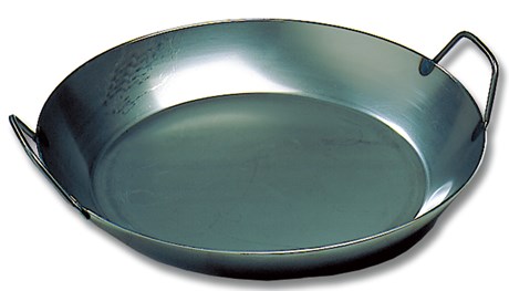 MATFER - PLAT À PAËLLA TÔLE D'ACIER NOIRE D.360 MM - 062051