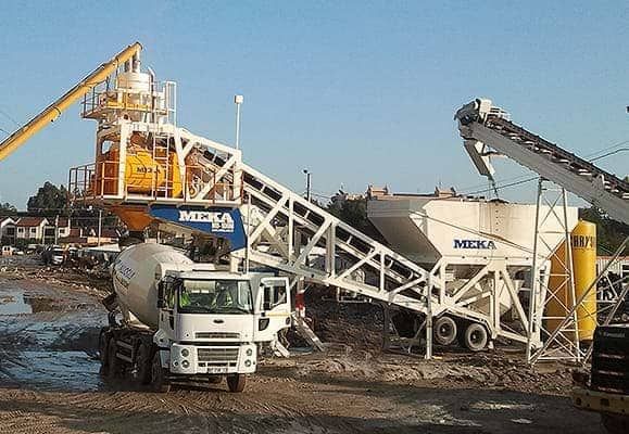 Mb-100m centrale à béton - Meka - 83 à 94 m³/h - Twin Shaft - 2x37 kW_1