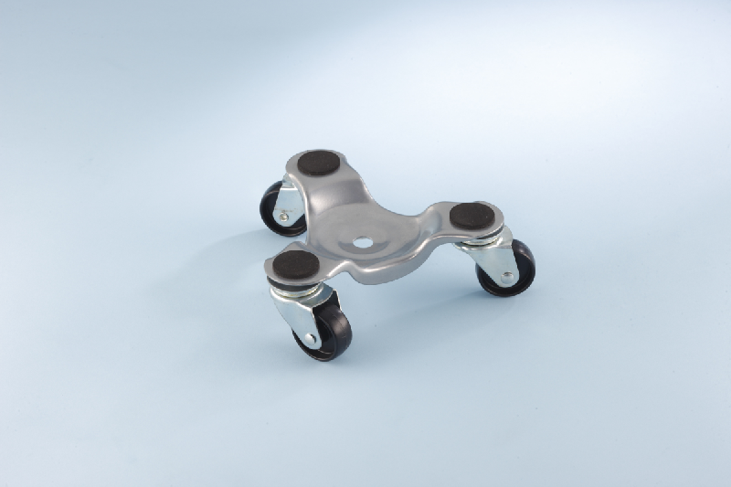 Mottez - Coin rouleur double fonction - B739V - Métal embouti - Charge maxi 200 kg - Roulette Ø 40 mm_0