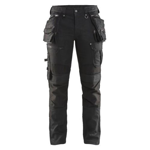 PANTALON DE TRAVAIL X1900 - ARTISAN STRETCH - 2D - NOIR - TAILLE 44 BLAKLADER