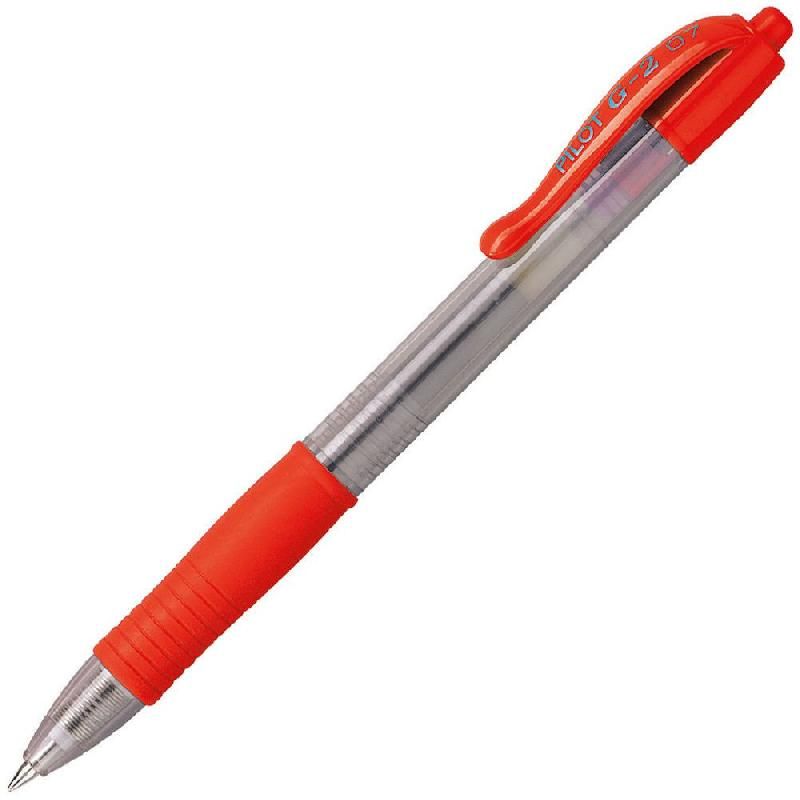 PILOT STYLO BILLE PILOT G2 - ENCRE GEL - RÉTRACTABLE - 0,5 MM - ROUGE (PRIX À L'UNITÉ)