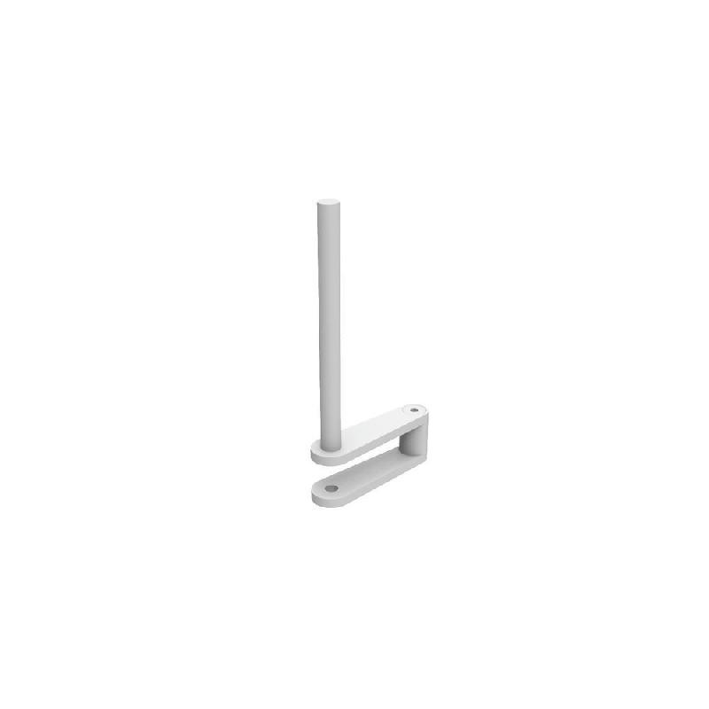PINCE DE FIXATION POUR PANNEAU-ECRAN ACOUSTIQUE SOFTWALL LATERAL - L. 600 MM SUR PLATEAUX EP. 25 MM - COLORIS BLANC