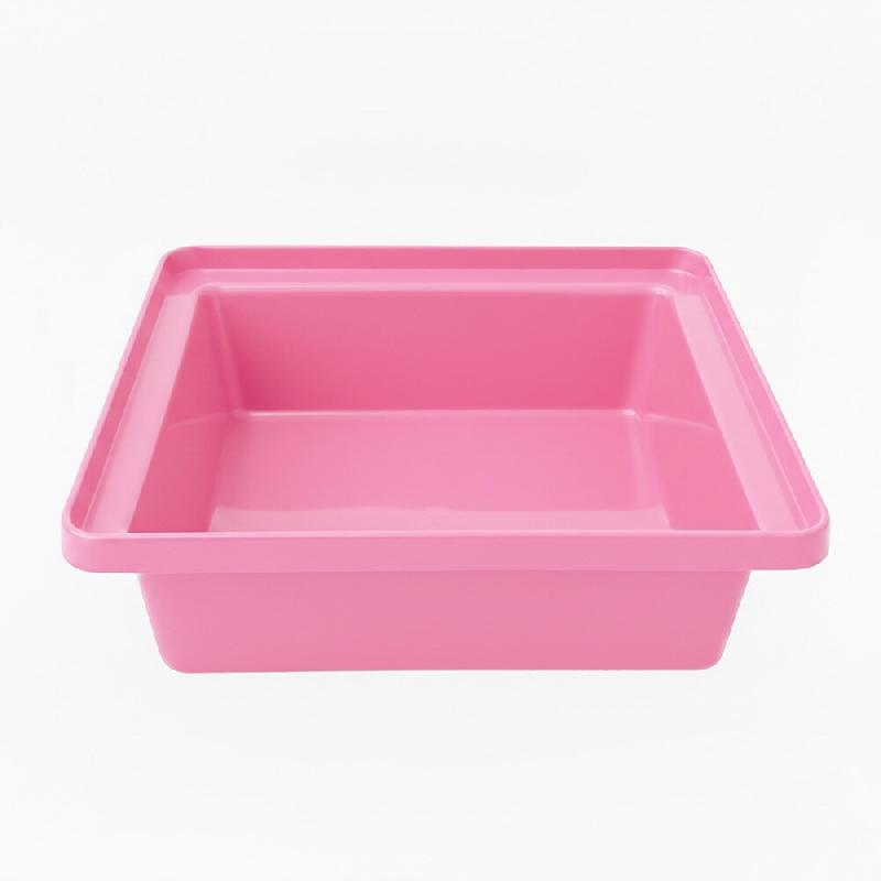 PLAST'UP ROTOMOULAGE Bac de rangement empilable 30l - ROSE - rose plastique 0750122558568_0