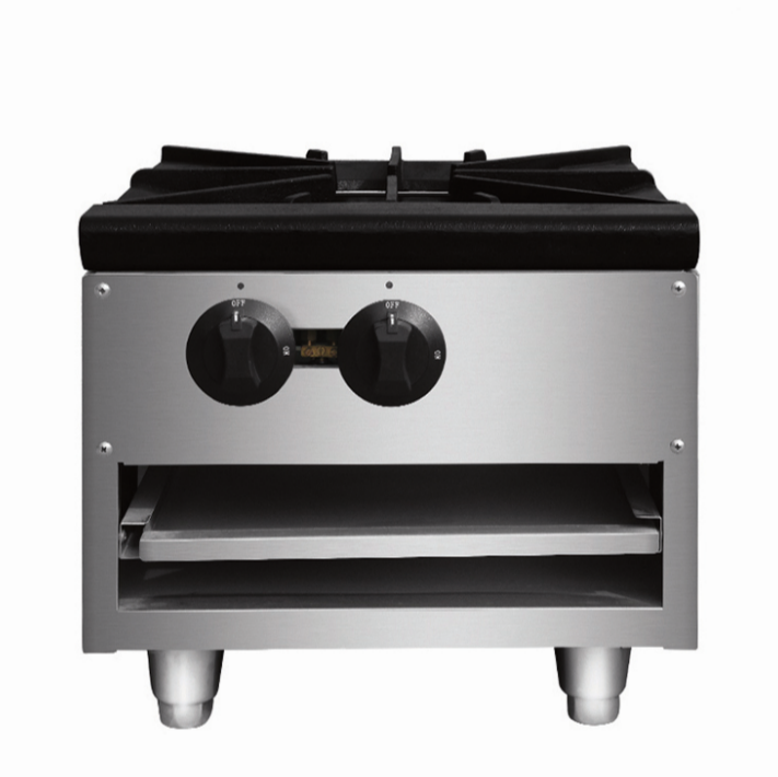 Réchaud à gaz 24 kW - THRB1B - Dimensions 455x522x430 mm - Propane ou gaz naturel_0