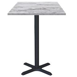 Restootab - Mange-debout 60x60cm - modèle Dina chêne d'islande - marron TB-DINFF-6060S-CH.ISL_0