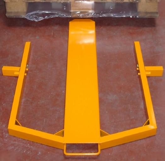 Surélévateur de palette manuel pour rétraction PEBD - Acier renforcé et roues en nylon_0