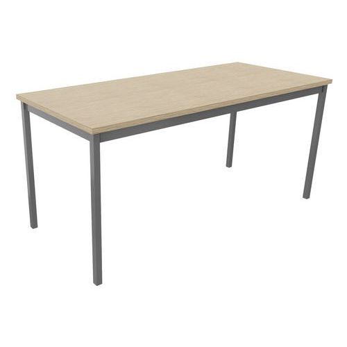 TABLE DE RÉUNION TREFF 160 X 70 CHÊNE DE FIL/ ALU