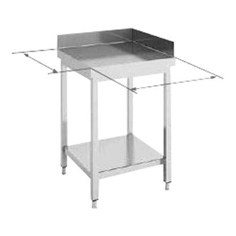 TABLE INOX D'ANGLE MMRD-66