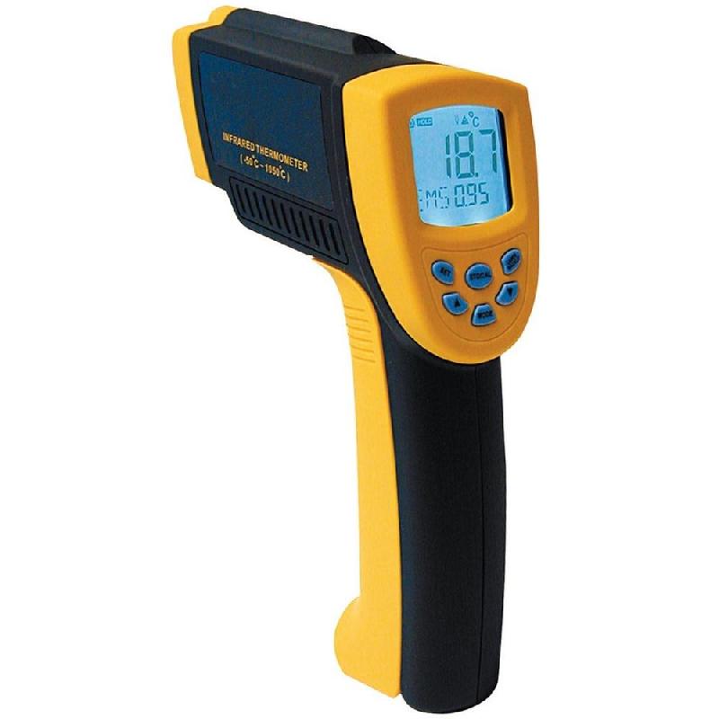 Thermomètre sans contact à visée laser - Mesure jusqu'à 1050°C - Ratio 20:1 - Émissivité variable - Réf : TTX1741_0