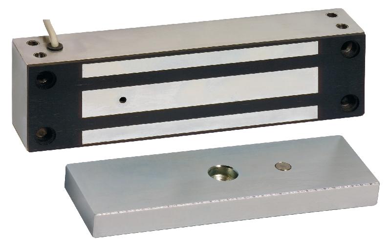 Ventouse extérieure en applique inox 750kg 12/24vdc signal - SEWOSY - ext750ctc - 396403_0