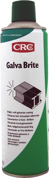 Vernis protecteur zinc-alu - GALVA BRITE laqué argenté mat - 500 ml en bombe aérosol CRC_0