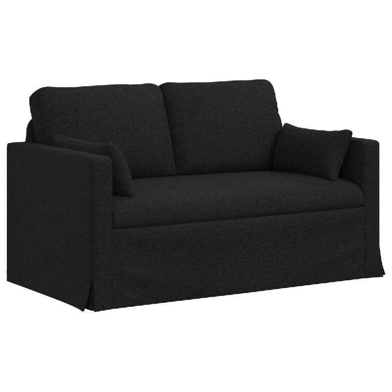 VidaXL Canapé Noir 139 x 78 x 80 cm tissu Modèle Solaris Concept - 42024357_0
