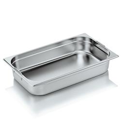 Bac GN 1/1 en Acier au nickel-chrome 13 L H 100 mm Was Germany - multi-matériau 7311 100_0