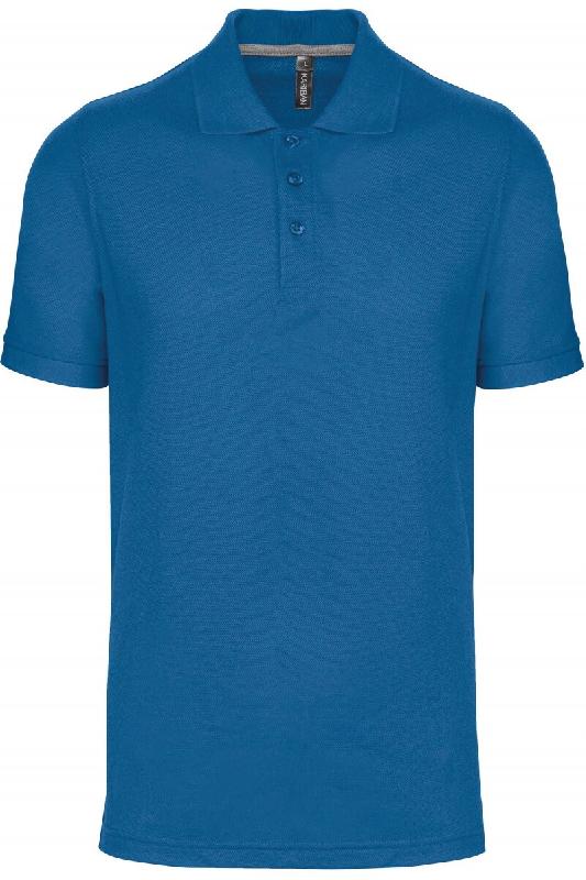 WK Designed To Work Polo manches courtes homme Light Royal Blue S 65% Polyester | 35% Coton - S 3663938184487_0