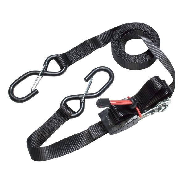 MASTER LOCK - Sangle à Cliquet avec 2 Crochets en S - Noir - 5 m - Capacité 400 kg_0
