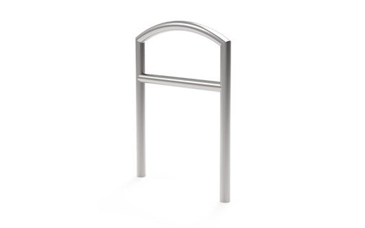 36500010 - Arceau urbain Velopa pour vélos - Acier inoxydable 316 brossé - Entraxe 600 mm_0