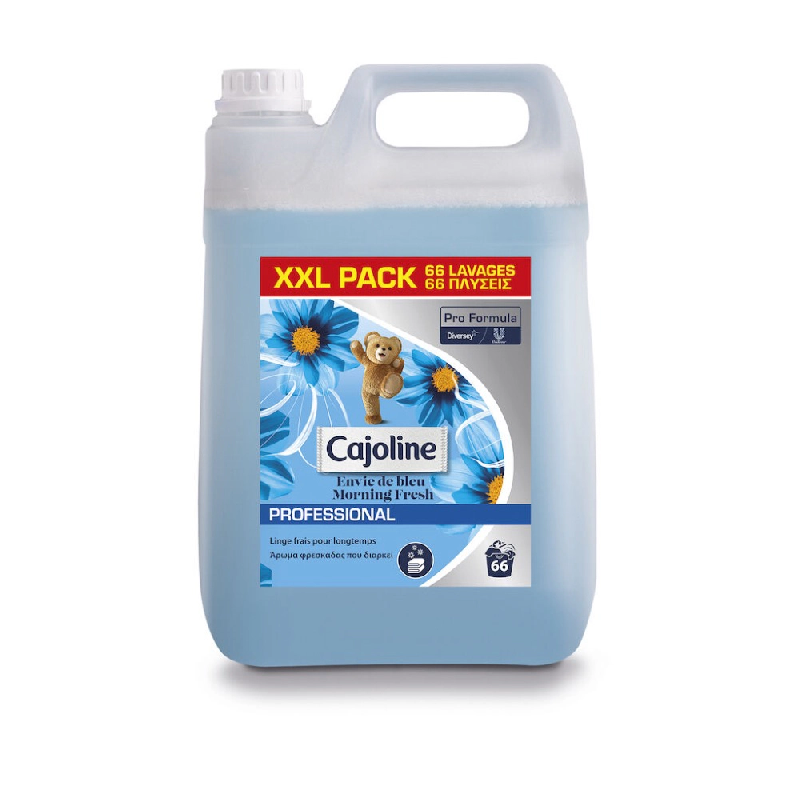 Assouplissant tous textiles Cajoline Professionnel Envie de bleu - Bidon 5l - DIVERSEY - 7615400720569_0