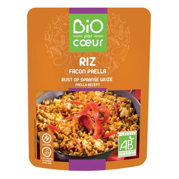 BIO PAR COEUR RIZ FAÇON PAËLLA BIO 250G PLATS CUISINÉS BIO