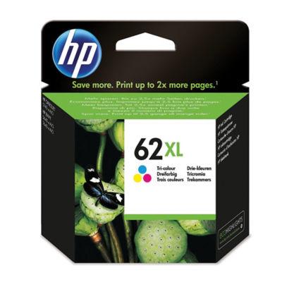 Cartouche HP 62 XL couleurs (cyan+magenta+jaune) pour imprimantes jet d'encre_0