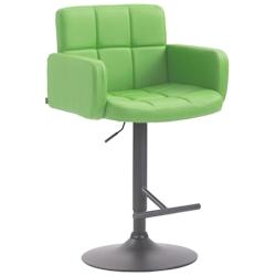 Décoshop26 - Tabouret de bar Los Angeles - Confortable et élégant ! Métal PVC vert 10_0005188 - 3000267088527_0