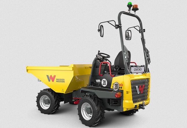 Dw30 mini-dumper sur pneu - wacker neuson - 3000 kg_0