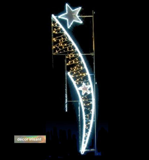 Étoile Lumineuse LED Noël 50x50cm - 90 Lumières, 8 Effets IP44 - Décoration Intérieur/extérieur Avec Mémoire De Mode