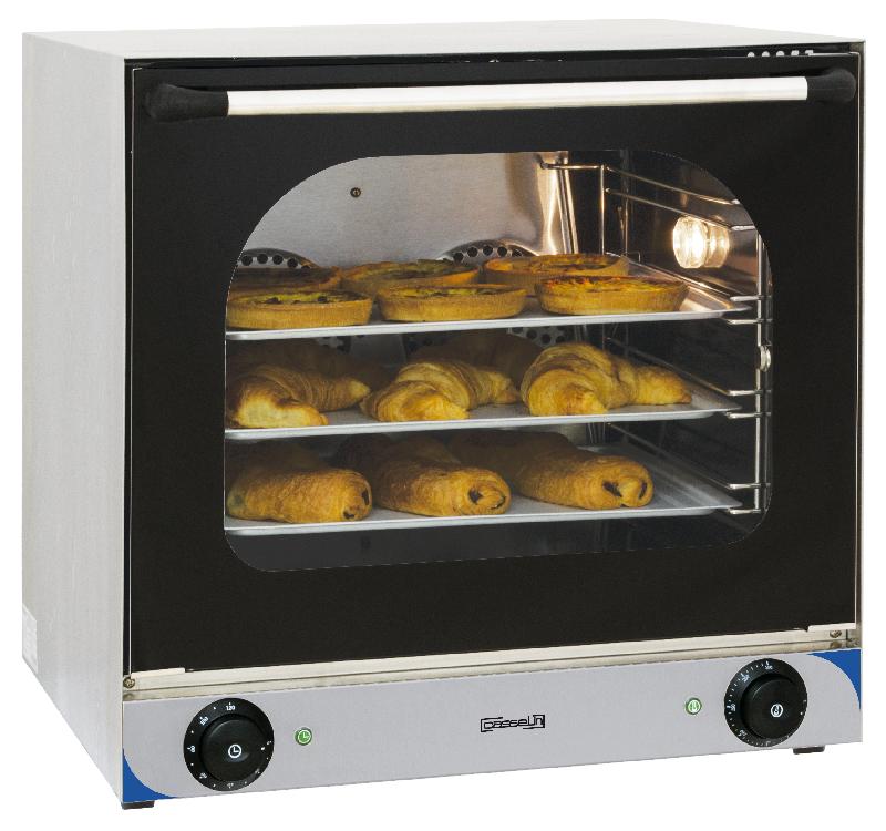 Four à convection professionnel - acier inoxydable - 2 moteurs de ventilation - plage de température 0°C à 300°C - 4 plaques incluses - Référence CFCV1 - Marque CASSELIN_0