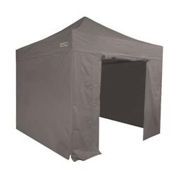 FRANCE BARNUMS Tente pliante 3x3m pack côtés - 4 murs - acier 45mm/polyester 380g Norme M2 - taupe - FRANCE-BARNUMS - gris acier 725_0