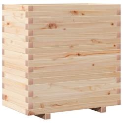 Helloshop26 - Jardinière bac lit surélevé plantes fleurs terrasse jardin 70 x 40 x 72 cm bois de pin massif marron 02_0037798 - 3000213963274_0