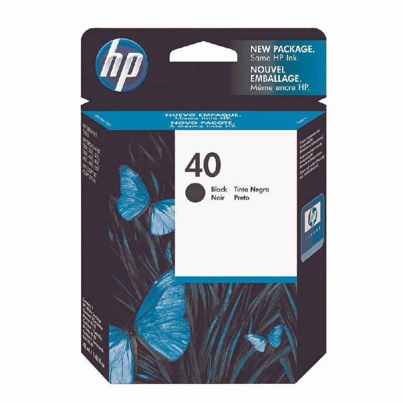 HEWLETT PACKARD CARTOUCHE D'ENCRE 40 (51640A) - COULEUR: NOIR