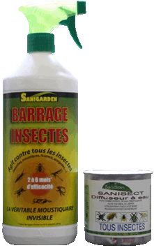 Insecticide Barrage Insectes + Fumigateur - Protection longue durée pour insectes volants et rampants_0