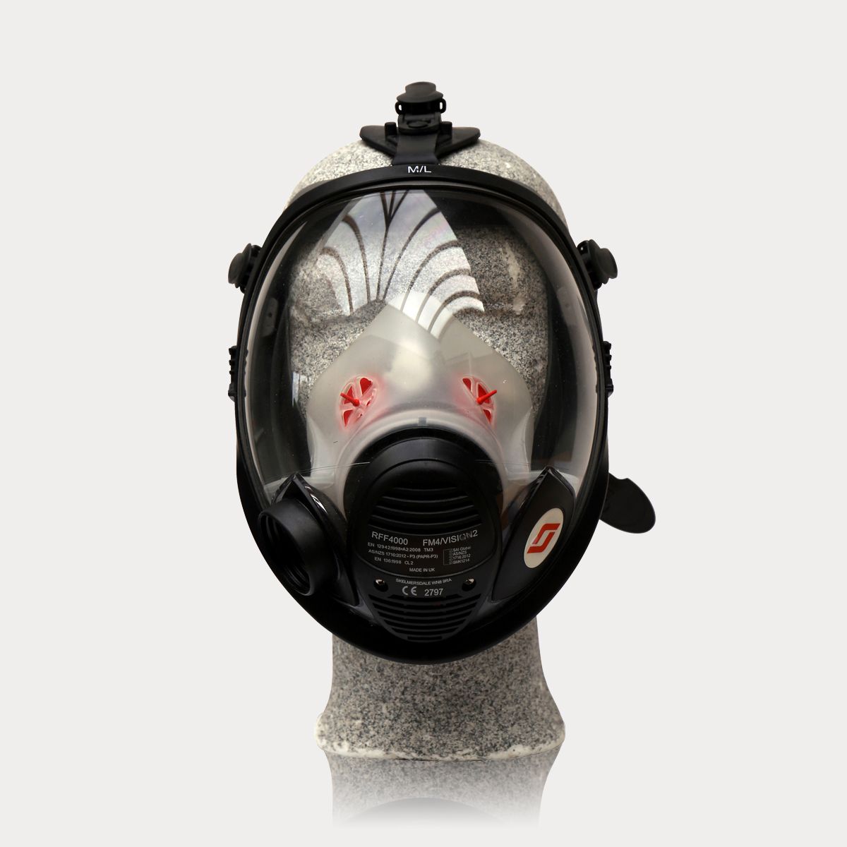 Masque respiratoire panoramique à haute performance conforme à la norme EN 136 - FF600 3M (ex Vision 2)_0